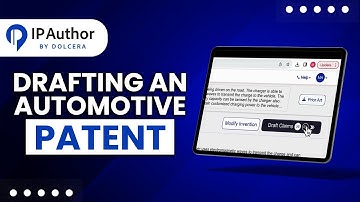 IP Author drafts a patent for Automotive industry
