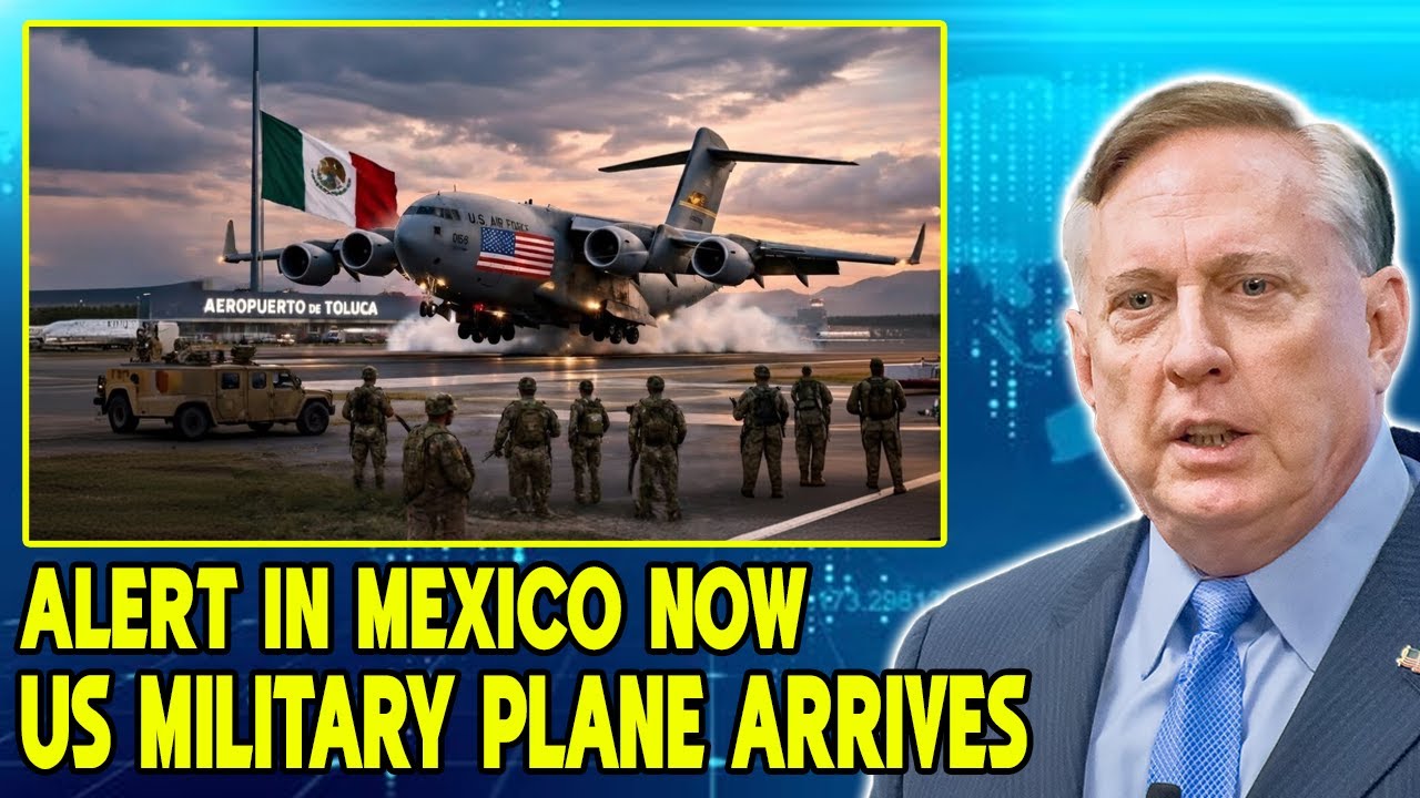 ALERT IN MEXICO! THE US ENTERS TOLUCA C-130J Super Hércules WITH A MILITARY PLANE | COL. Douglas Mac