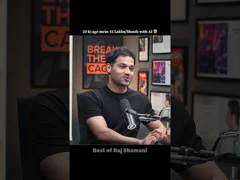 20 ki age mein ₹5 Lakhs/Month with AI 🤯 #smartwork #smartmoney #podcast