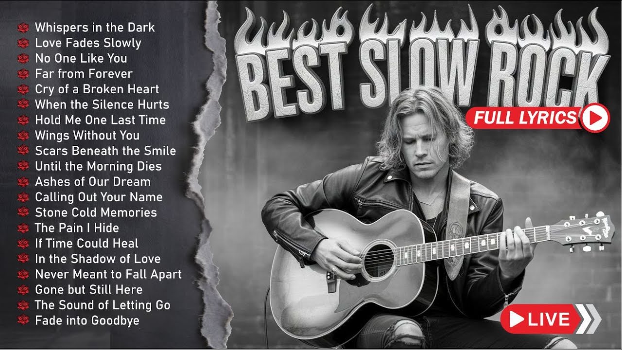 Slow Rock Vibes for Long Drives & Deep Feelings 🚗🎵 | Relaxing Playlist