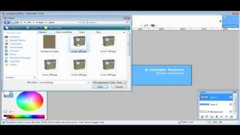 How to Make Banners Using Free Paint.net