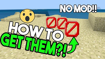 How to get Barrier Blocks or Invisible Blocks - Minecraft PE (1.6)