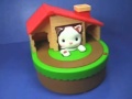 Locomolife  cute cat kitty mouse mice interactive coin money bank kid children toy funny
