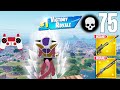 75 elimination solo vs squads gameplay wins new fortnite chapter 5 ps4 controller