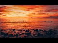 【4K】BALI Most Beautiful Sunset "Fire in The Sky", Ocean Waves Sounds, Stress & Anxiety Relief