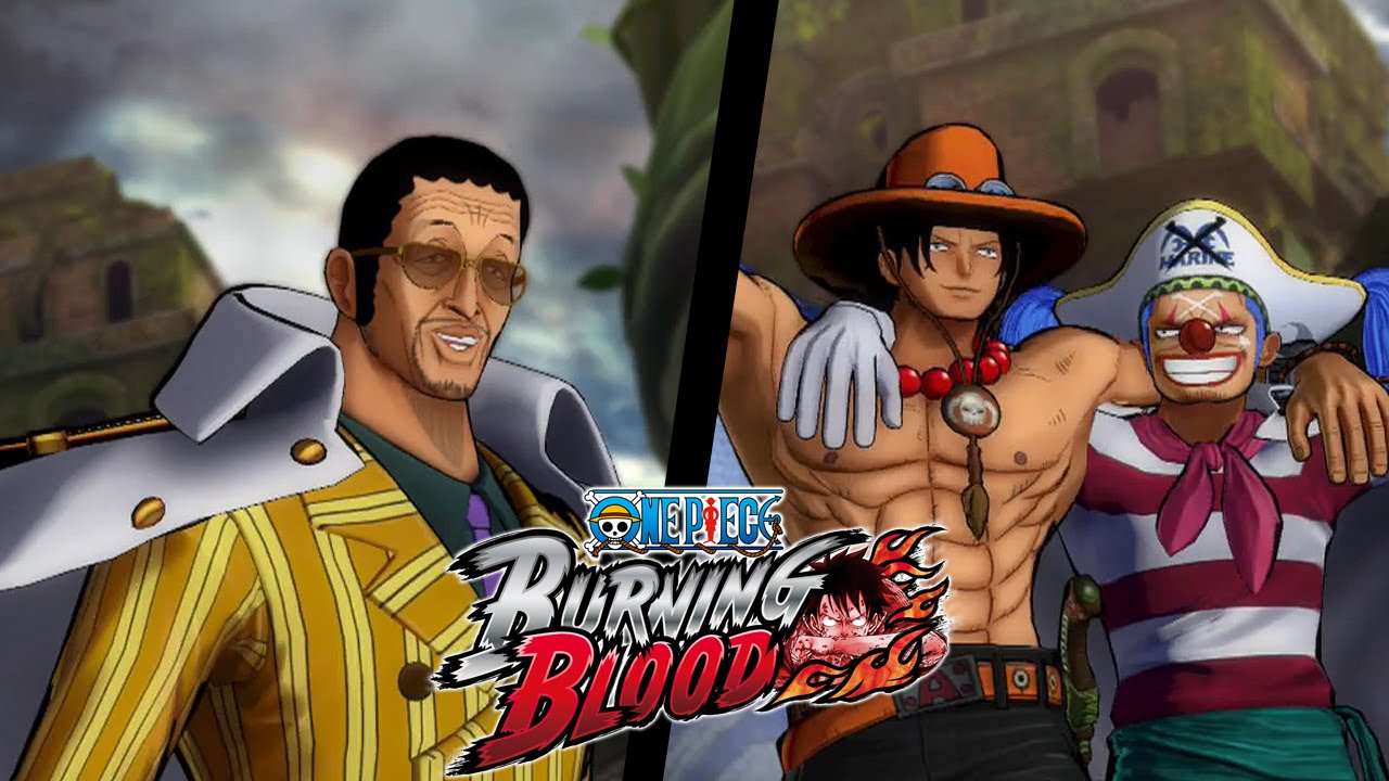 One Piece Burning Blood Online Kizaru, Buggy & Ace Team Burning Blood Hall of Fame