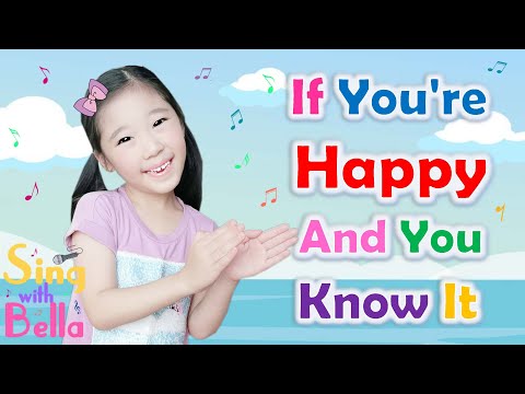 If You're Happy And You Know It With Lyrics | Sing A Long | Action Song | Sing With Bella