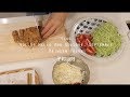 【ENG】当归Vlog.54 | Between Trips | Tonkatsu + Homemade TarTar Sauce | Cheesy Burger Open Sandwich