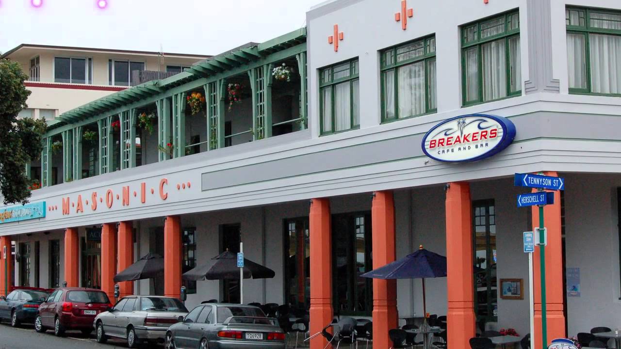 Art Deco architecture in Napier, New Zealand YouTube