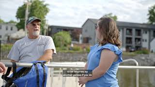 Social story for adaptive paddling equipment rental - Erie Canal Boat Company, Fairport, NY.