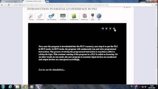INTRODUCTION TO PROGRAMMABLE LOGIC CONTROLLER AND INTRODUCTION TO DIGITAL IO INTERFACE TO PLC