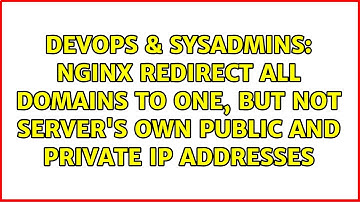 NGINX redirect all domains to one, but not server