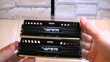 Patriot Viper 3 8GB DDR3-2133 Memory Unboxing
