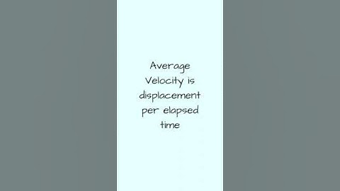 Average Velocity vs Average Speed #solutionsonwhiteboard