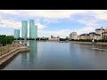 Набережная Астана / Парк Астана, 1 июня 2020 / новый мост набережная
