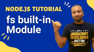 node js bangla tutorial 4 : Module | fs module - managing files