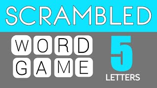 SCRAMBLED LETTERS WORD GAME | 5 LETTERS WORD | Riddle Hunt screenshot 4