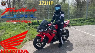 Honda CBR 1000RR Fireblade 2005 171HP TOP SPEED on german Autobahn