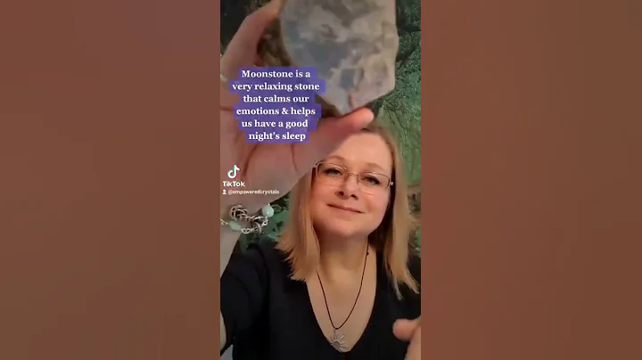 Calming soothing reiki for sleep. Asmr moonstone crystal healing #shorts