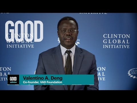 GOOD Advice from Valentino A. Deng