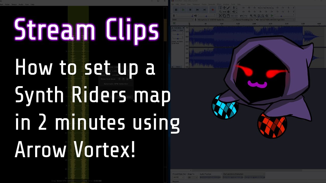 How to set up a synth map in 2 minutes using Arrow Vortex! // Synth Riders
