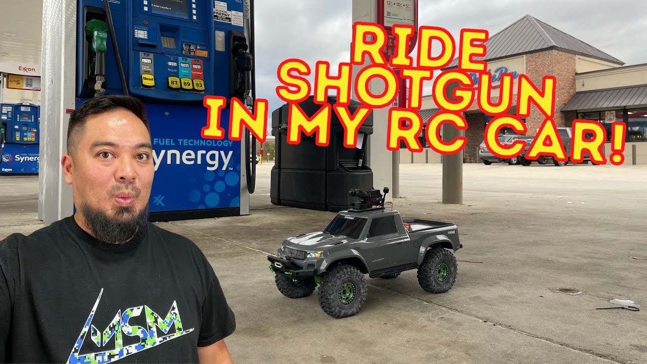 ПОЕЗЖАЙТЕ НА МОЕЙ РАДИОУПРАВЛЯЕМОЙ МАШИНКЕ НА ЗАПРАВКУ! | Traxxas TRX4 с 4K Ironquad FPV