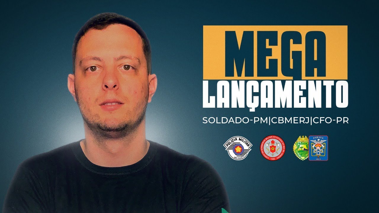Mega Lançamento - Soldado PM-SP | CBMERJ | CFO PR | Prof. Cesar Annunciato