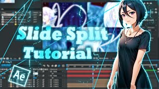 How to make slide split transition | After Effects Tutorial