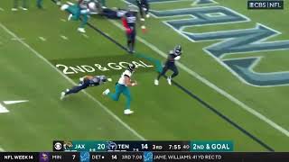Trevor Lawrence 1 Yard Touchdown Run | Jaguars vs Titans