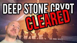 My First Deep Stone Crypt Clear! Getting Bad Loot With [DAD]