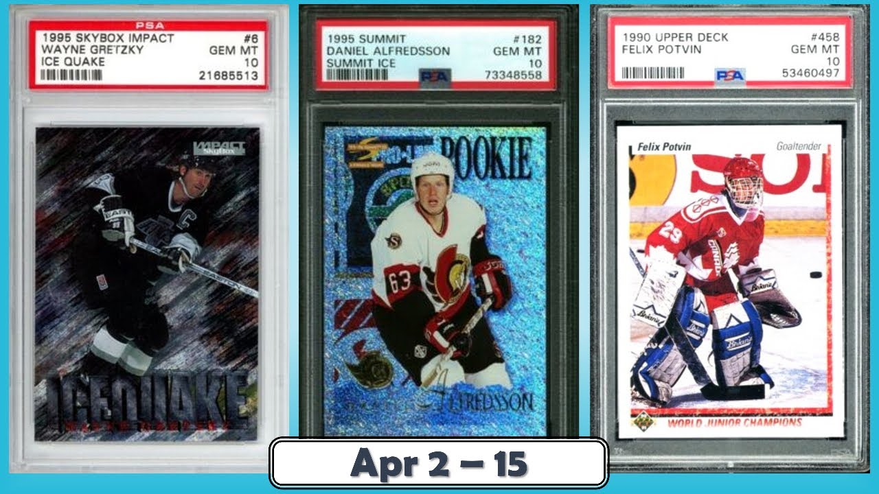 TOP 25 Highest Selling Hockey Cards from the Junk Wax Era on eBay | Apr 2 - 15, Ep 103