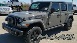 2019 JEEP WRANGLER UNLIMITED MOAB 4 DOOR 4X4 WALK AROUND REVIEW STING GRAY WISCONSIN 9J347 SOLD!