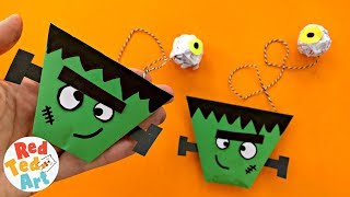 EASY TOY FRANKENSTEIN Origami Cup & Ball Game - Paper Halloween Crafts screenshot 3
