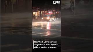 NYC's rainiest August in five years