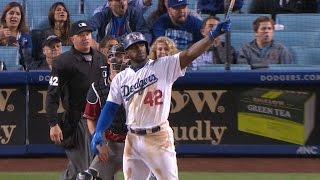 Daily recap: yasiel puig's three-run homer ensured a dodgers' win
against the d-backs on 70th anniversary of jackie robinson's mlb debut
check out http:/...
