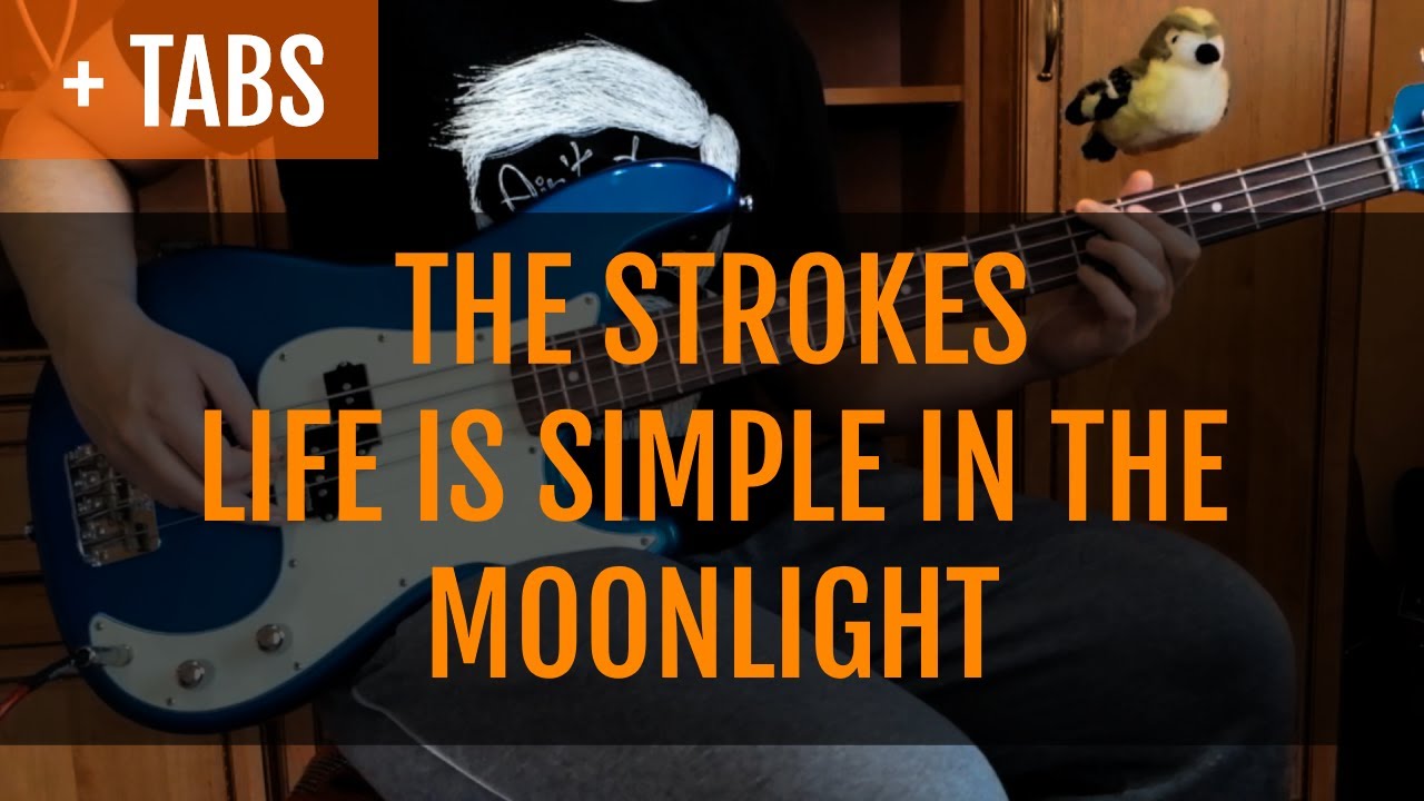 The Strokes - Life Is Simple in the Moonlight (Bass Cover with TABS!)