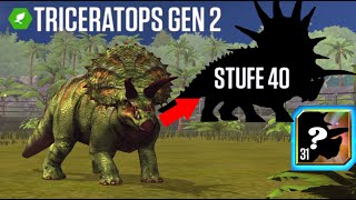 Jurassic World: Das Spiel 336 Triceratops GEN2 Lvl.40  [Ger/HD] | Marcel