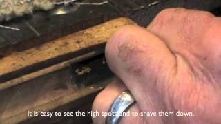 Inletting an Ebony forend tip on a Ruger No 1