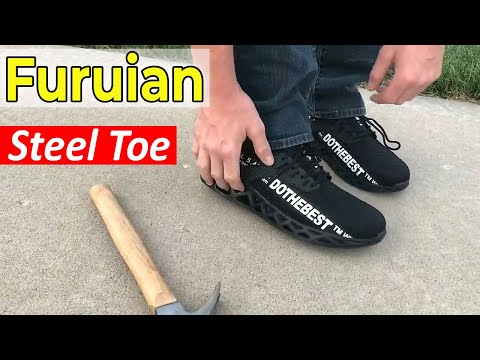 Furuian Steel Toe Shoes Review, Safety, Lightweight, Comfortable Indestructible Work Sneakers Shoes