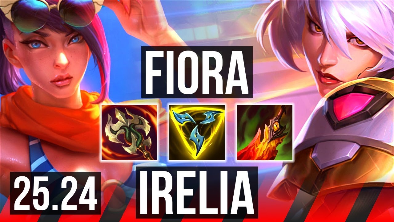 FIORA vs IRELIA (TOP) | Good KDA: 19/3/2 | KR Master | 25.24