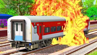 TRAIN CROSSING TRAIN ACCIDENT SITE | BUMPY RAILROAD | Train Simulator | Railworks 3 | NTG GAMING screenshot 4