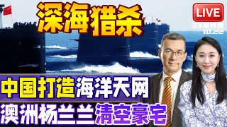 美军惊慌！中国在西太打造“透明海洋”探测天网 5层感知猎杀潜艇 | 澳洲华裔女子杨兰兰豪宅已被清空疑似潜逃 下落成迷 | 20251022《33视界观》