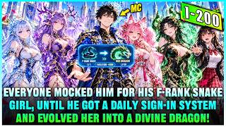 Information Rejected by a Campus Beauty, He Contracts a Weak F-Rank Black Snake Girl, Making Her a God Dragon! News