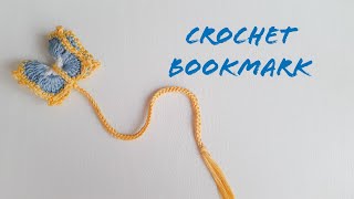 How to Crochet Butterfly Bookmark Super Unique Easy and Fast