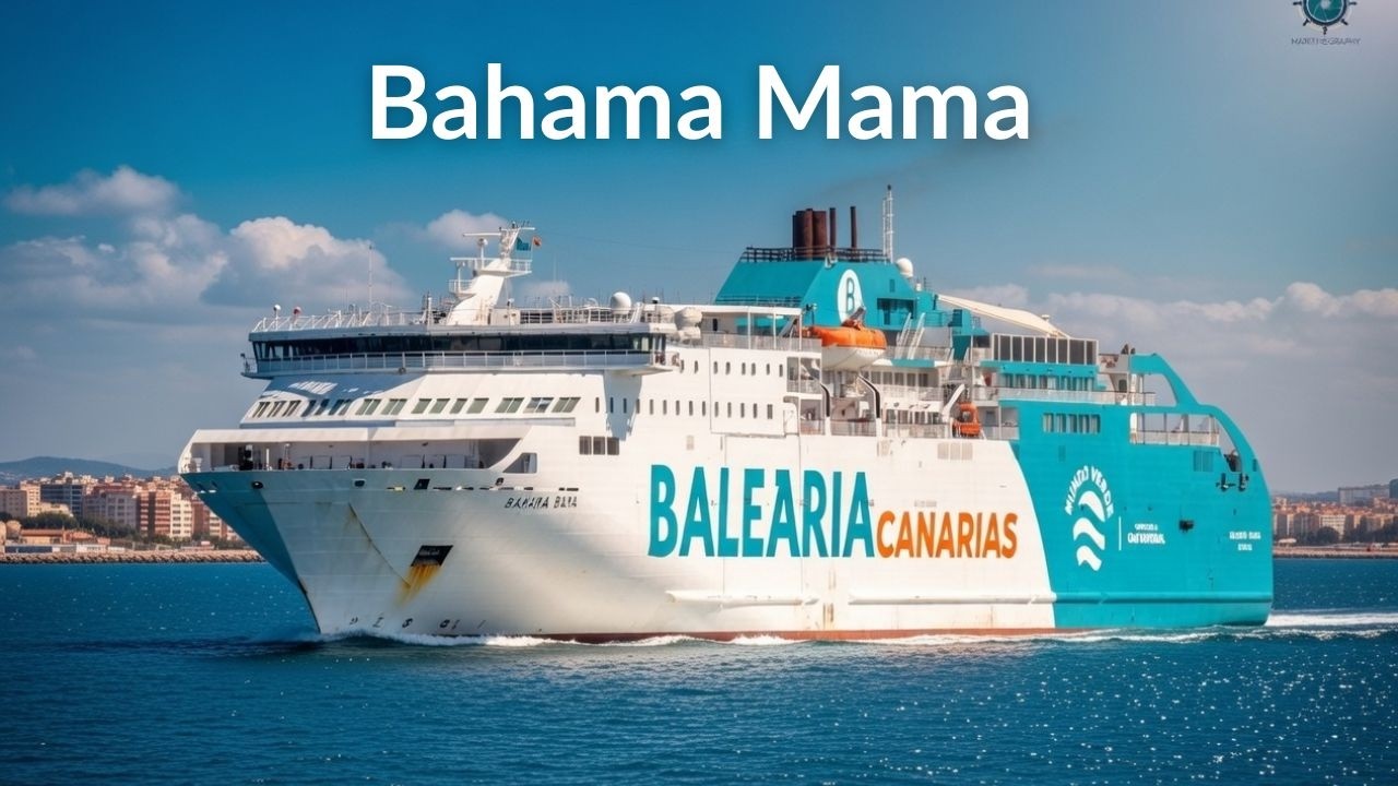 Entrada del ferry 'Bahama Mama' al puerto de Algeciras