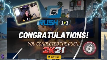DEEP RANGE SHOT CREATOR DOMINATES THE RUSH 1v1 EVENT! - 2K21 GAMEPLAY