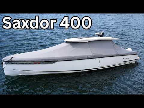 Saxdor 400 CUSTOM FULL Boat Cover. EASY to USE!
