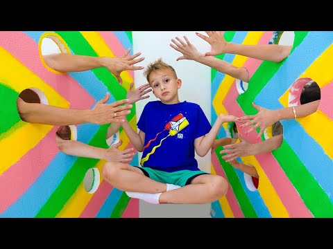 Vlad And Niki Go Through The Maze And Their First Day Of School 