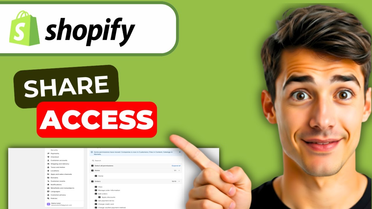 How To Give Someone Access To Shopify Store (Easiest Way) (2026 Guide ...