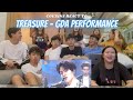 COUSINS REACT TO TREASURE - GDA PERFORMANCE ([제35회 골든디스크] 트레저 '사랑해' + 'BOY' + '미쳐가네'♬)